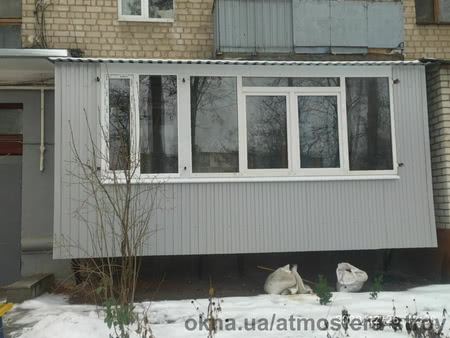 Пристрел балкона с нуля в г Харьков ул  Ощепкова